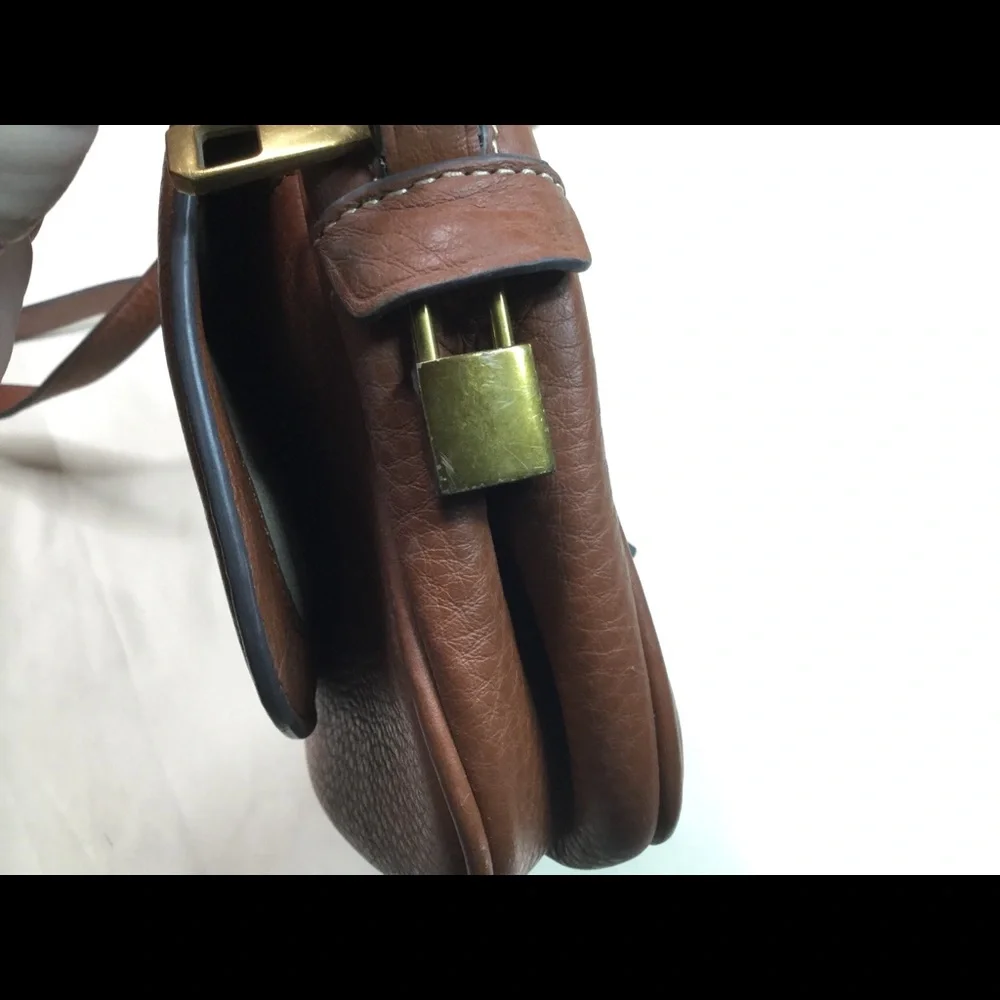 J. Crew Signet Flap Crossbody with Lock & Key